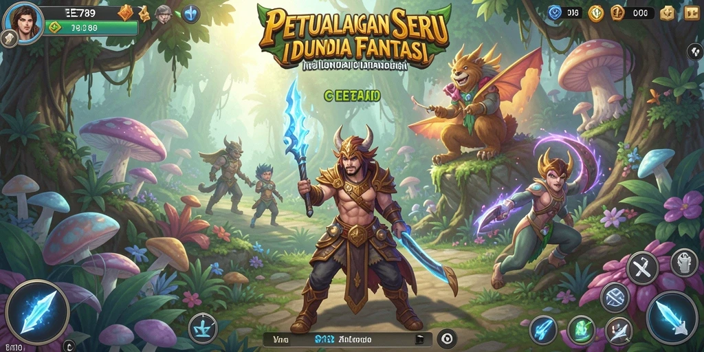 Tangkapan layar dari EE789 menampilkan aksi seru di dunia petualangan.