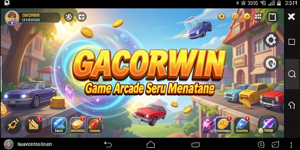 Screenshot gameplay GACORWIN menampilkan aksi seru arcade.