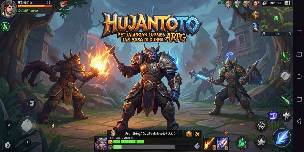 Tampilan luar biasa dari gameplay ARPG di HUJANTOTO.