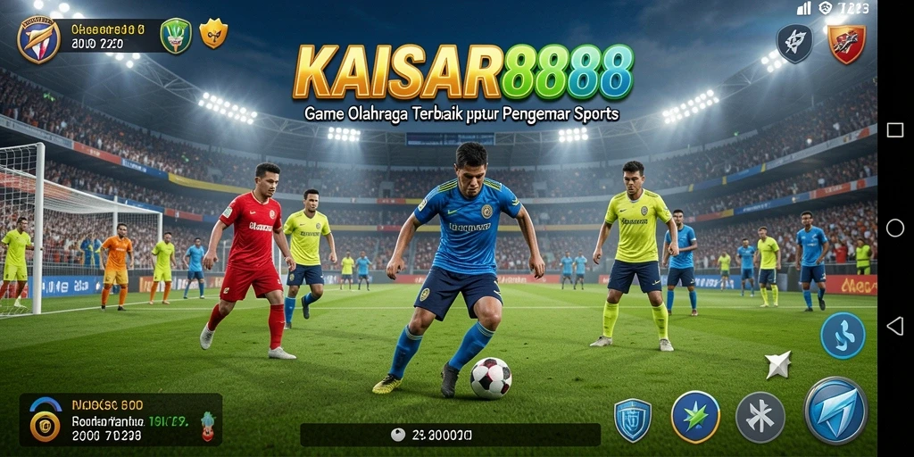 Tangkapan layar gameplay KAISAR888 menunjukkan aksi seru olahraga.
