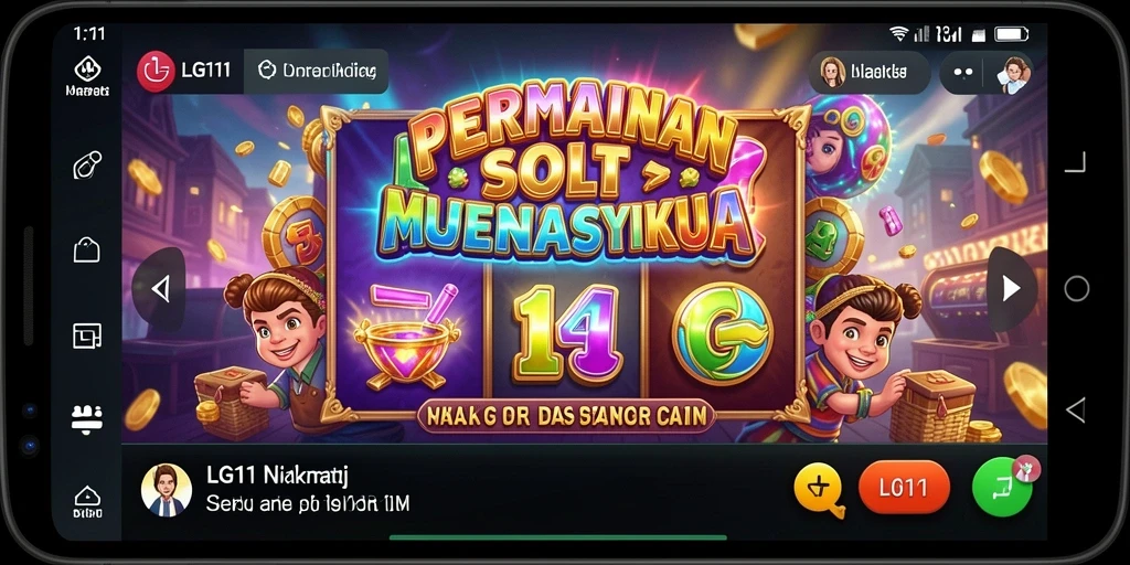Tampilan gameplay LG111 yang memukau dengan mesin Slot yang beragam.