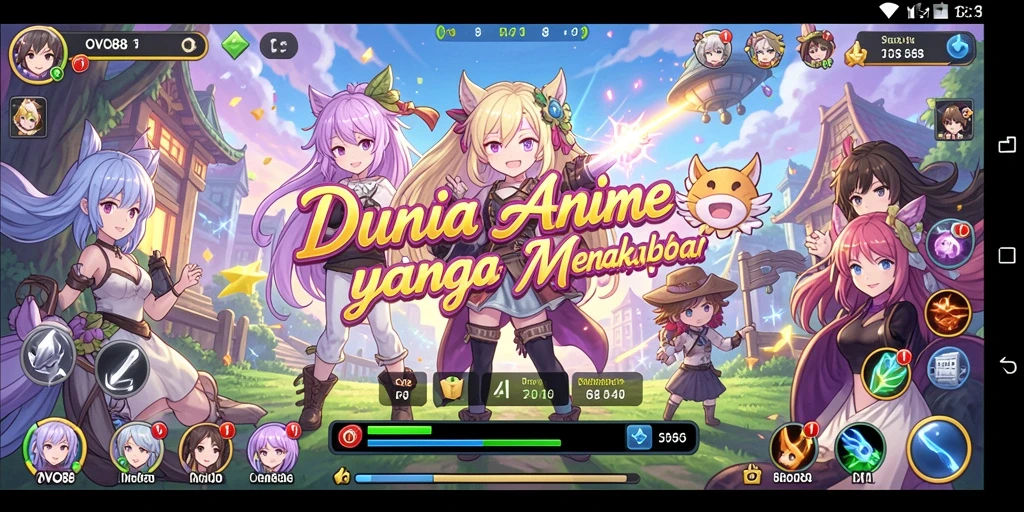 Gameplay seru OVO88 dengan elemen Anime yang memikat.