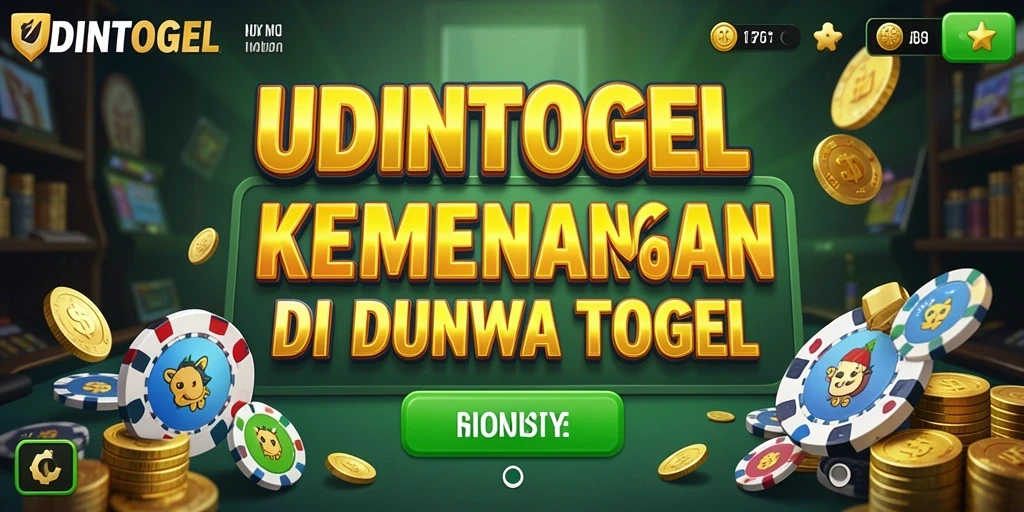Screenshot utama UDINTOGEL menampilkan gameplay simulation yang menarik.